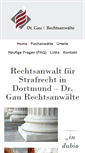 Mobile Screenshot of drgau.de